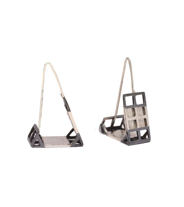 Aretes de Plata Pavonada San Ignacio de Loyola.