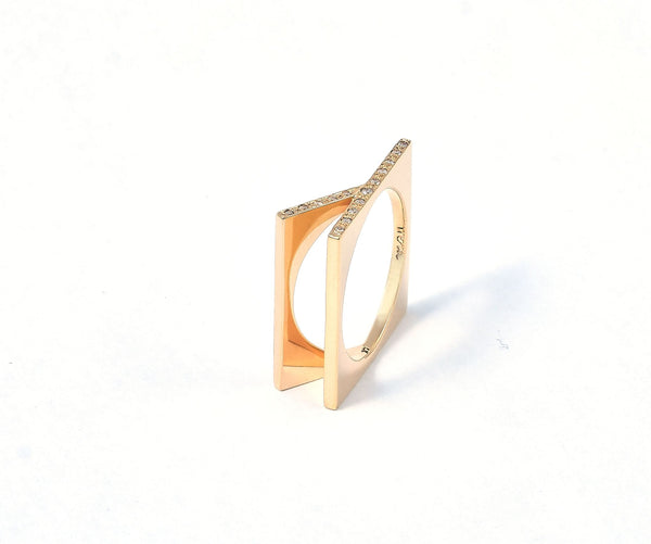 Anillo de Oro y Diamantes Santuario Dom Bosco