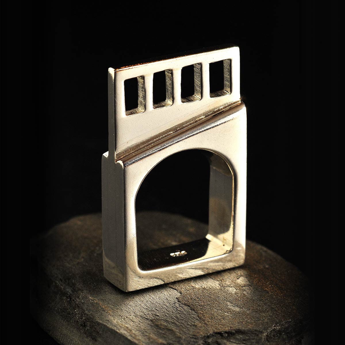 Anillo de Plata Cuadra san Cristobal